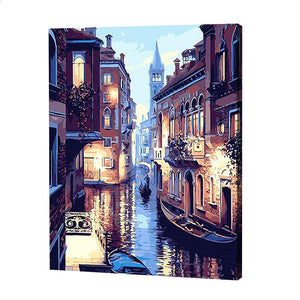 Venice Night, Unique Paint By Numbers Kit