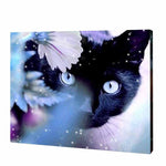 Load image into Gallery viewer, Violet Kitty, Paint with Diamonds
