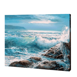 Waves Crashing Paint By Number Color Kit