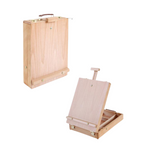 Load image into Gallery viewer, wooden desktop easel storage box
