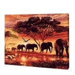 Load image into Gallery viewer, African Elephant, Paint By Numbers
