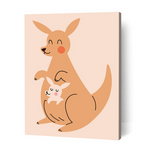 Load image into Gallery viewer, kangaroo paint by numbers
